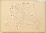 Giffaumont-Champaubert (51269). Section 114 B2 échelle 1/2000, plan napoléonien sans date (copie du plan napoléonien), plan non régulier (papier)