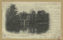 CHÂLONS-EN-CHAMPAGNE. Le Pont du Cours d'Ormesson.
Châlons-sur-MarneG. Durand, phot. -édit.[vers 1902]