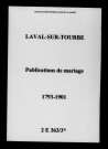 Laval. Publications de mariage 1793-1901