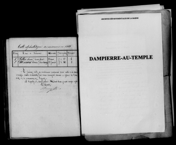 Dampierre-au-Temple. Naissances 1886