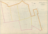 Dommartin-Lettrée (51212). Section ZK1 échelle 1/2000, plan remembré pour 1972, plan régulier (papier)