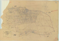 Crugny (51198). Section D1 échelle 1/1250, plan mis à jour pour 1936, plan non régulier (papier).