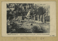 MONTMIRAIL. Obus abandonnés par l'armée allemande.Collection Ries
