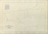 Châtelraould-Saint-Louvent (51134). Section ZL échelle 1/2000, plan remembré pour 1966, plan régulier (papier armé)