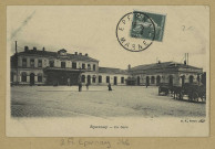 ÉPERNAY. La gare.
ParisB.F.[vers 1910]