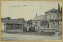 BERGÈRES-SOUS-MONTMIRAIL. L'École .
Édition Bertin-Biémont.[avant 1914]