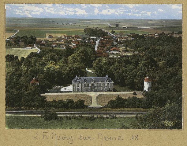 MAIRY-SUR-MARNE. Ac 45-38 A-Vue aérienne; Le Château.
Édition Aériennes Cim (71 - MâconCombier).[vers 1970]
Collection Cossenet