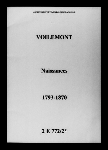 Voilemont. Naissances 1793-1870