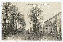 THIBIE. (Marne) 1.. Entrée du village.
CH. Brunel (21 Dijon, L. B.).Sans date
Collection Robin-Collard