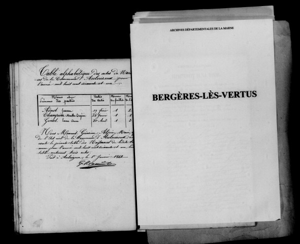 Aulnizeux. Naissances 1861