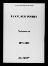 Laval. Naissances 1871-1891