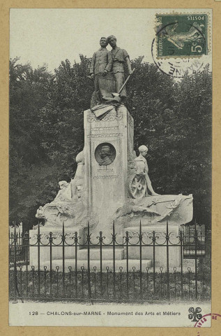 CHÂLONS-EN-CHAMPAGNE. 128- Monument des Arts et Métiers.
M. T. I. L.1910
