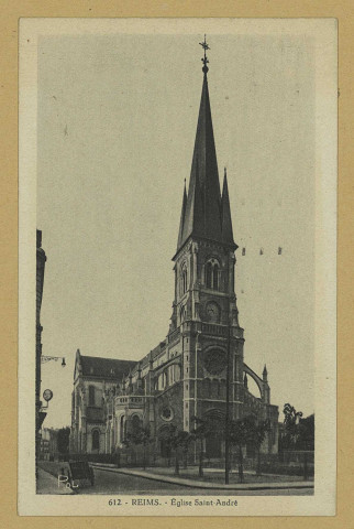 REIMS. 612. Église Saint-André / Pol.
ReimsJacques Fréville.1937