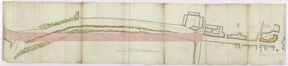 RN 51. Projet de redressement de la traverse de Baye et de la nouvelle direction de la route de Champaubert, 1792-1796.