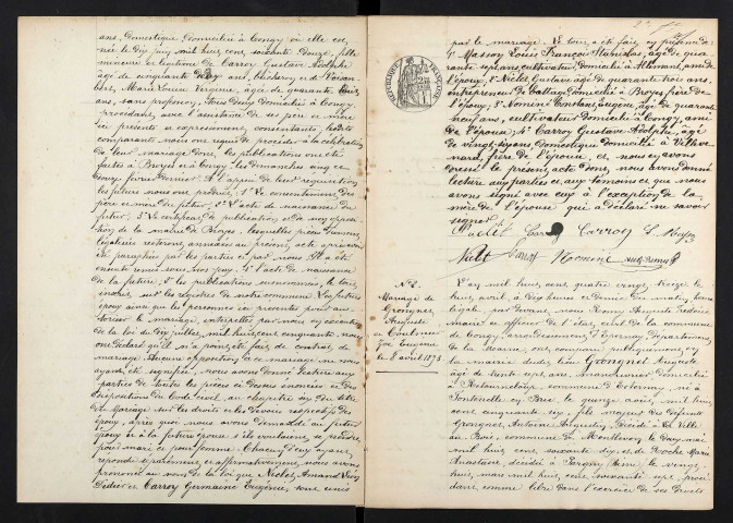 Congy. Mariages 1893-1912