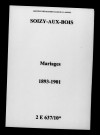 Soizy-aux-Bois. Mariages 1893-1901
