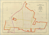 Baslieux-lès-Fismes (51037). Section ZE échelle 1/2000, plan remembré pour 1963, plan régulier (papier armé).