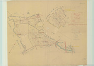 Val-de-Vesle (51571). Section C2 1 échelle 1/2500, plan mis à jour pour 1937, ancienne commune de Thuisy, plan non régulier (papier).