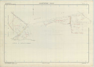 Chaudefontaine (51139). Section ZD1 échelle 1/2000, plan remembré pour 1971 (section ZD 1e feuille), plan régulier (papier armé)