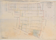 Warmeriville (51660). Section X échelle 1/2500, plan remembré pour 1923, plan régulier (papier).