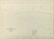 Châtelraould-Saint-Louvent (51134). Section ZK échelle 1/2000, plan remembré pour 1966, plan régulier (papier armé)