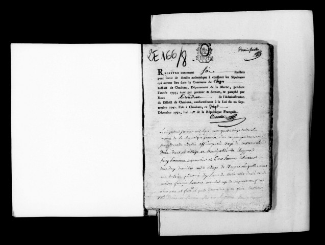 Cheppes. Décès 1793-1860