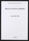 Braux-Sainte-Cohière. Décès 1892-1909