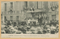 DORMANS. Anniversaire de la 2e victoire de la Marne (18 juillet 1919). Pendant le Te Deum