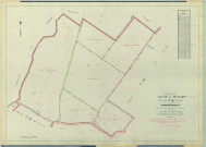 Val-des-Marais (51158). Aulnay-aux-Planches (51021). Section Z1 échelle 1/2000, plan remembré pour 1956 (ancienne section A1 ), plan régulier (papier armé)