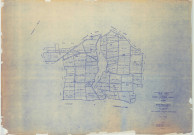 Bussy-Lettrée (51099). Tableau d'assembale 1 échelle 1/10000, plan remembré pour 1959, plan régulier (papier)