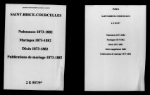 Saint-Brice-Courcelles. Naissances, mariages, décès, publications de mariage 1873-1882