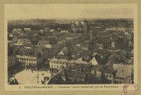 CHÂLONS-EN-CHAMPAGNE. Panorama vers la cathédrale pris de Notre-Dame.
LL.Sans date