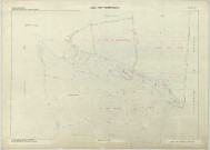 Laval-sur-Tourbe (51317). Section ZC échelle 1/2000, plan remembré pour 1968, plan régulier (papier armé)