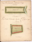Cayet des plans et figures des prés de l'hotel Dieu de Sainte Manéhould, 1761. Plan n° 20 : Varin, pré Brulé.