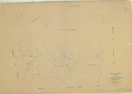 Moussy (51390). Section A1 échelle 1/1000, plan mis à jour pour 01/01/1952, non régulier (papier)