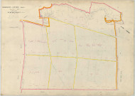 Dommartin-Lettrée (51212). Section ZM échelle 1/2000, plan remembré pour 1967, plan régulier (papier armé)