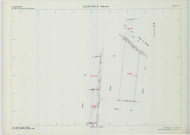Courtisols (51193). Section ZD échelle 1/2000, plan remembré pour 1989 (extension sur Bussy-le-Château section YL), plan régulier (calque)