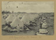 MOURMELON-LE-GRAND. 46-Camp de Châlons. Un coin de Campement.
MourmelonLib. Militaire Guérin.[vers 1906]