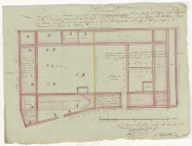 Plan général des bâtiments ci devant occupé par les Religieuses de Sainte Menehould, 1791-1807