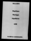 Sillery. Baptêmes, mariages, sépultures 1698