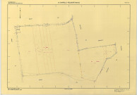 Chapelle-Felcourt (La) (51126). Section ZE échelle 1/2000, plan remembré pour 1975, plan régulier (papier armé)