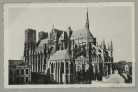 REIMS. P. 12. La Cathédrale de Côté sud et Abside.
ReimsÉdition Reims-Cathédrale.Sans date