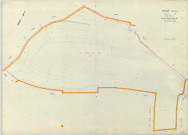 Moivre (51371). Section ZR échelle 1/2000, plan remembré pour 1968, plan régulier (papier armé)