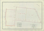 Saint-Étienne-au-Temple (51476). Section ZK échelle 1/2000, plan remembré pour 1963, plan régulier (papier armé)