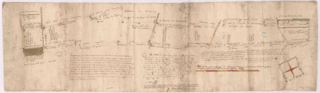 Plan du canton de seigneurie et dixmerie de Saint Simphorien au terroir de Cormontreuil (1739), Robert La Joye