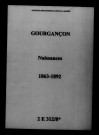 Gourgançon. Naissances 1863-1892