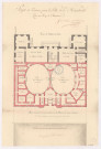 Projet de prisons pour la ville de Ste Menehould. Plan du rez de chaussée, 1779.