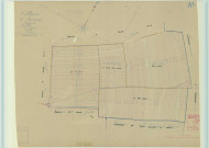 Baconnes (51031). Section A3 échelle 1/2500, plan mis à jour pour 1939, plan non régulier (papier).