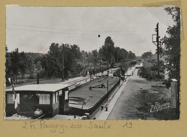 PARGNY-SUR-SAULX. -7589-L'Écluse sur le Canal; sur le canal de la Marne au Rhin, Pont Canal.
Villeneuve - la - GaronneÉdition E. Mignon.[vers 1960]