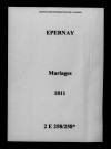 Épernay. Mariages 1811